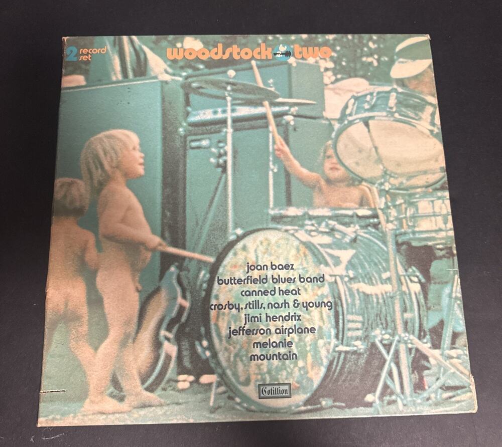 Woodstock Two Double Vinyl LP Record 1971 Cotillion SD 2-400 VG+/VG+ Hendrix